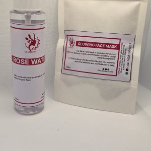 Glowing and Repairs face mask with rose water