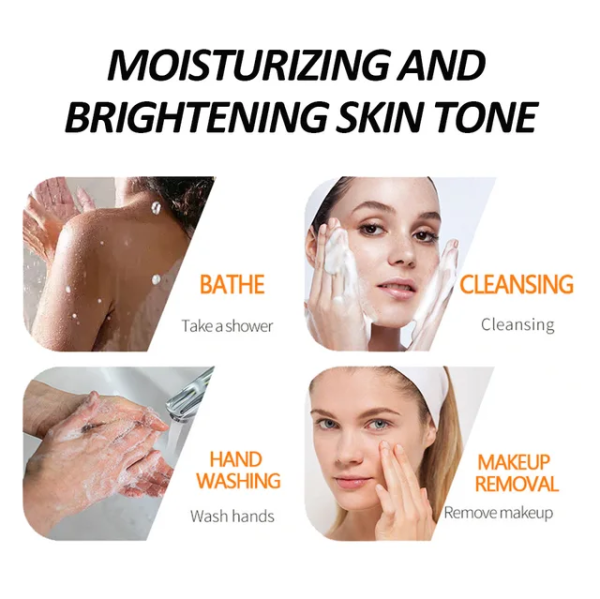Super Whitening  glowing and body corrector scrub shower gel - Image 3