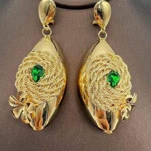 Gold plated earrings