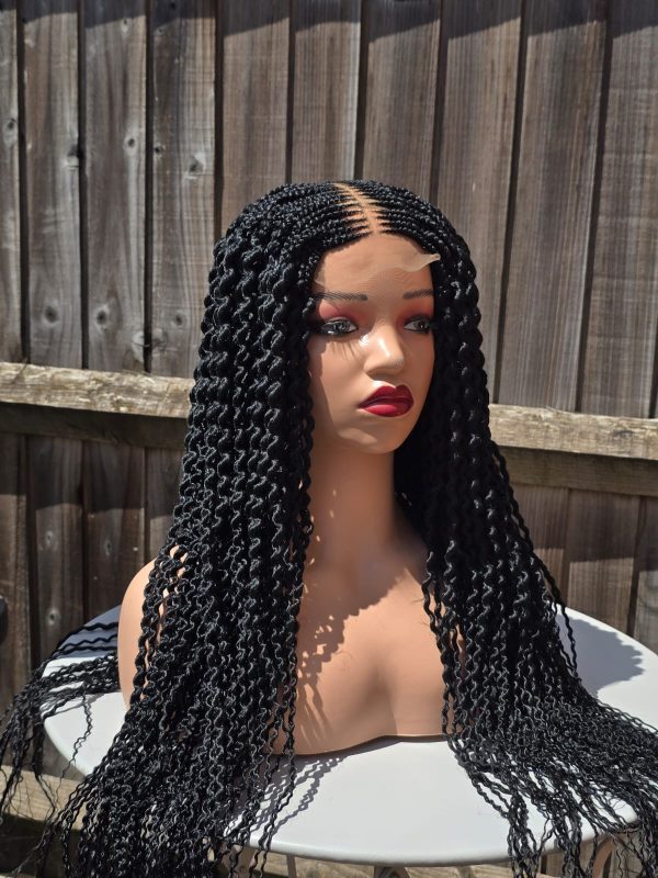 watermelon  braided wig 40inches