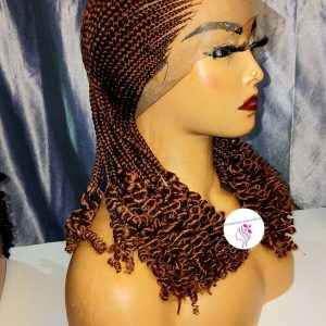 cornrow braided wig for women