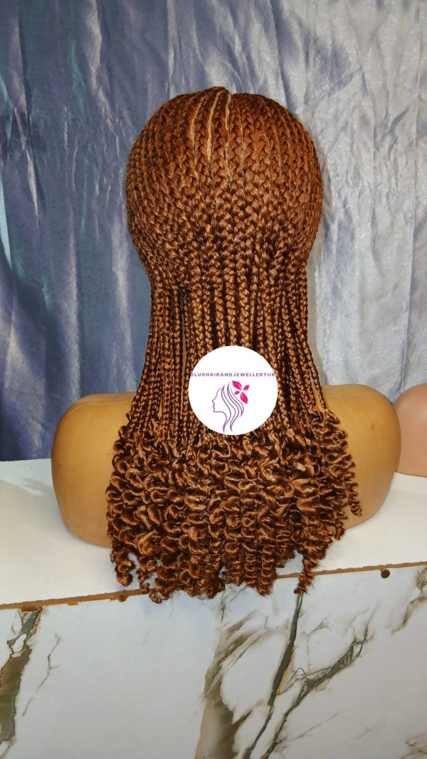 cornrow braided wig for women - Image 3