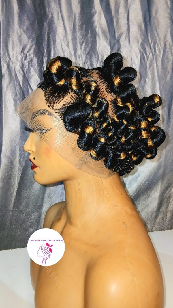 human hair lace front ,glueless wig - Image 3