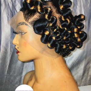 human hair lace front ,glueless wig