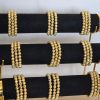 gold pleated bracelet  for women jewelry