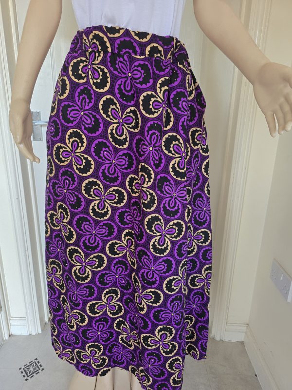 Flare skirt with a touch of bling