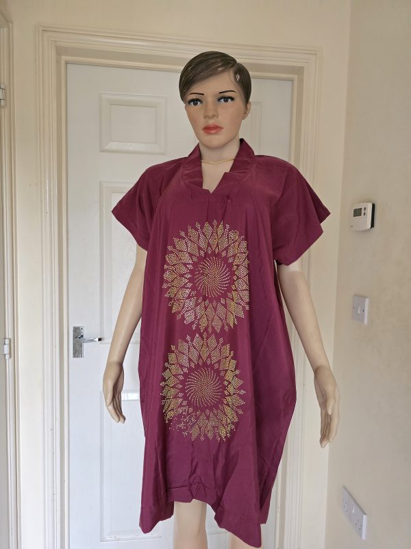 Short boubou gown dress