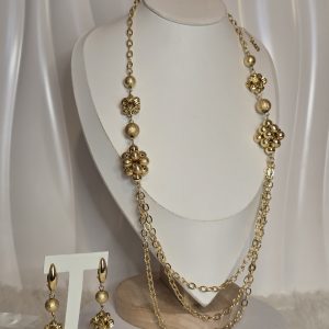 Non-tarnish bracelets with earrings