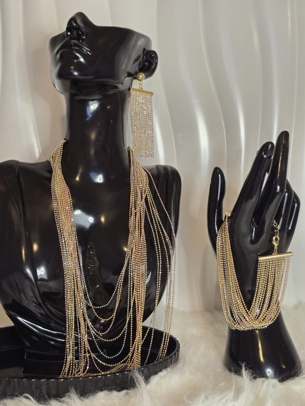3 tone Non-tarnish jewelry set - Image 3