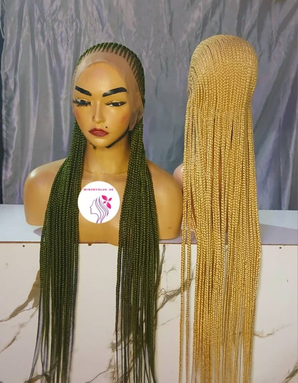 Cornrow Braided wig for women - Image 2