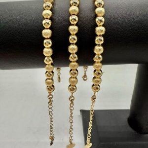 3 set of non-tarnish bracelets