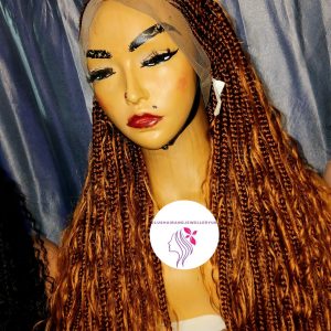 Ghana weaving boho braided wigs