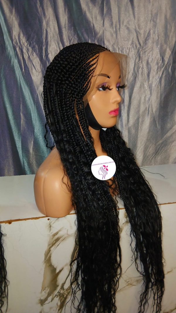 Ghana weaving boho braided wig