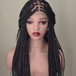 Knotless braided wig