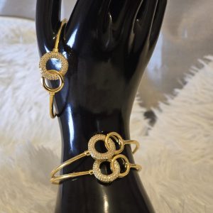 Non-tarnish bracelets  3 set
