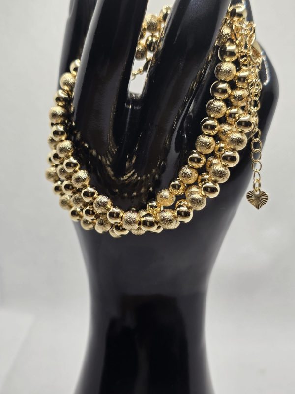3 set of non-tarnish bracelets - Image 3
