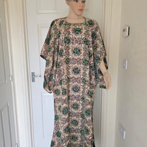 Ankara boubou gown free dress
