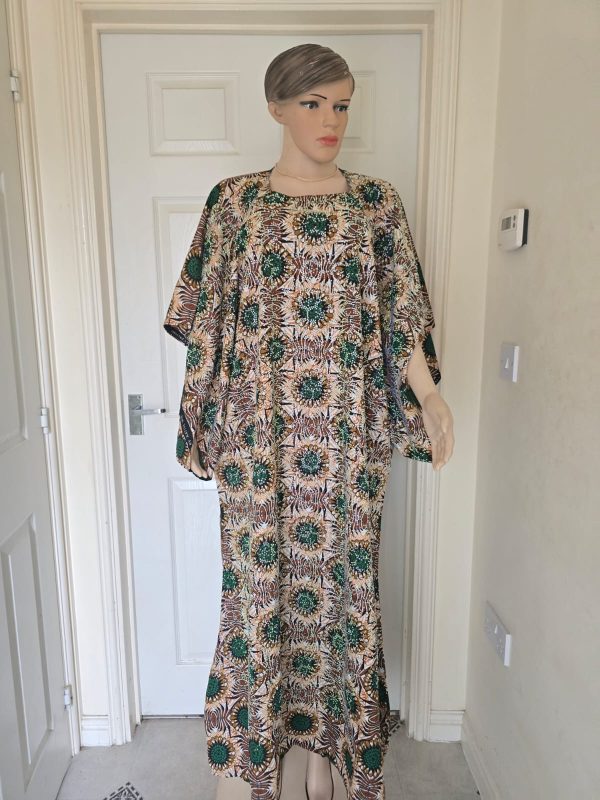 Ankara boubou gown free dress