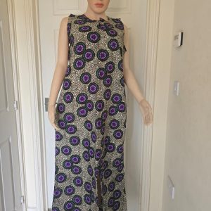 A line ankara dress available in size 10,12