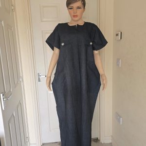 Denim jean gown size 12,14,16