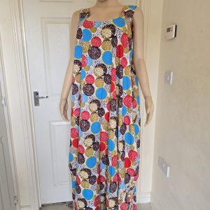 Ankara flare gown size 12,14,16