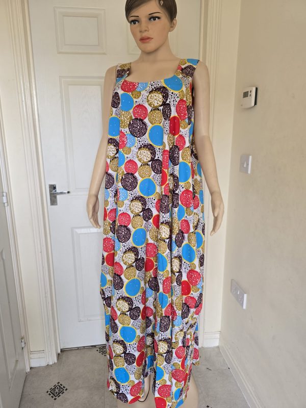 Ankara flare gown size 12,14,16