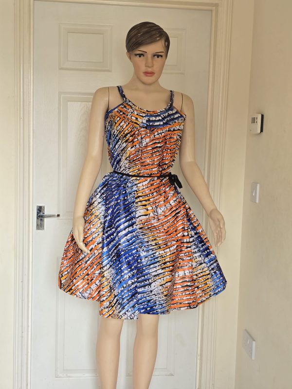 Kampala short gown dress available in size 12,14,16