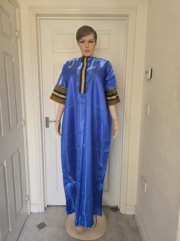Boubou mikado with aso oke  free gown